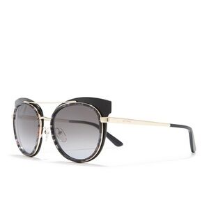 NWT ETRO Oversized Black & Paisley Sunglasses